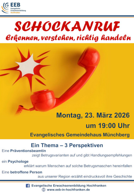 Plakat: Schockanruf - Erkennen, Verstehen, Richtig handeln