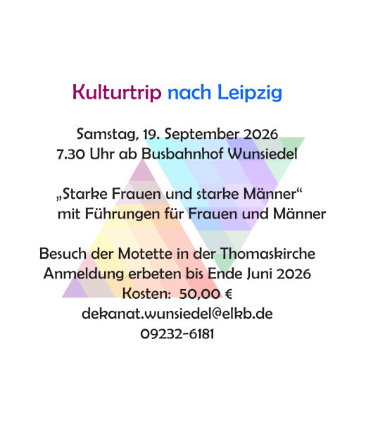 2026-09-19-Plakat Kulturtrip nach Leipzig